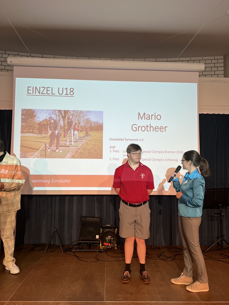 Mario Grotheer bei der Ehrung